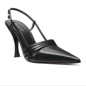 Michael Kors Black Slingback Heels
